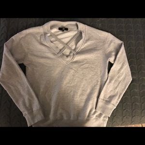 Missguided Grey strappy sweater